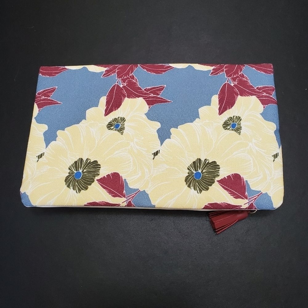 Rachael Pally fold over clutch colorful